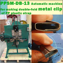 Load image into Gallery viewer, Automatic machine for making PP plastic packing strap clip
