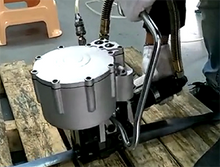 Load image into Gallery viewer, PSS-3219 Pneumatic steel strapping machine for 32 and 19 mm (@talk:Whatsapp+86 18621323471)