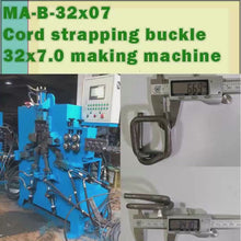Load and play video in Gallery viewer, One machine can make all the sizes of the buckles but with slow speed