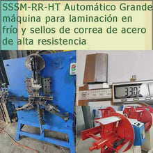 Загружайте и воспроизводите видео в средстве просмотра галереи Máquina de sellado de acero laminado en frío con desenrollador eléctrico