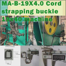 Загружайте и воспроизводите видео в средстве просмотра галереи The machine making Buckle for 19mm woven polyester strap