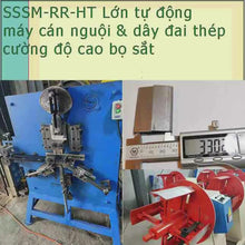Carregar e reproduzir vídeo no visualizador da galeria, Máy bọ sắt thép cán nguội với máy tháo cuộn điện