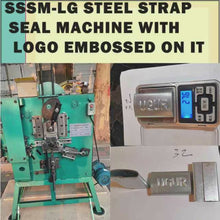Cargar y reproducir el video en el visor de la galería, 114P push seal for steel strapping with logo (Whatsapp: +86 18621323471)