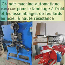 Загружайте и воспроизводите видео в средстве просмотра галереи Machine à pinces en acier laminée à froid avec dérouleur électrique