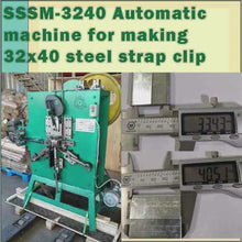 Carregar e reproduzir vídeo no visualizador da galeria, 32mm Strapping Seals  114P can be produced by mechanical machine