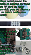 Carregar imagem no visualizador da galeria, Máquina de sellos de flejes de polietileno (Grapa puntos en relieve)
