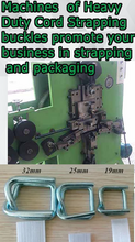 Load image into Gallery viewer, Machine for heavy-duty strapping wire buckle 1 1/4' ( 32 x 7 mm)