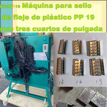Загрузить изображение в средство просмотра галереи, Máquina de cintagem de selo PP 3/4 'com pontas serrilhadas