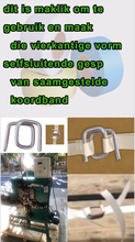 Cargar imagen en el visor de la galería, Vierkantige vorm 1/2' gespe maak masjien