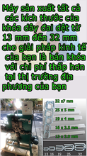 Carregar imagem no visualizador da galeria, máy làm  BỌ KẸP DÂY ĐAI COMPOSITE 25 x 5 mm