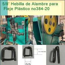 Cargar imagen en el visor de la galería, 5/8&#39; Hebilla de Alambre para Fleje Plástico no384-20
