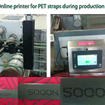 Cargar imagen en el visor de la galería, Online high speed pringer for  PET strap on the production line
