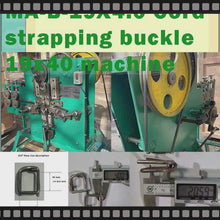 Carregar e reproduzir vídeo no visualizador da galeria, cord-strap-buckle-19-mm-can-be-produced-directly-from-iron-wire-galvanized
