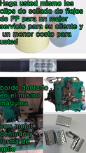Load image into Gallery viewer, Máquina de sellos de flejes de polietileno (Grapa puntos en relieve)
